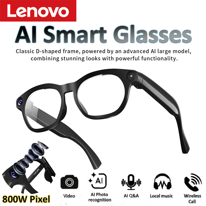 Smart Glasses Ar - Lenovo AI Smart Glasses 8MP HD