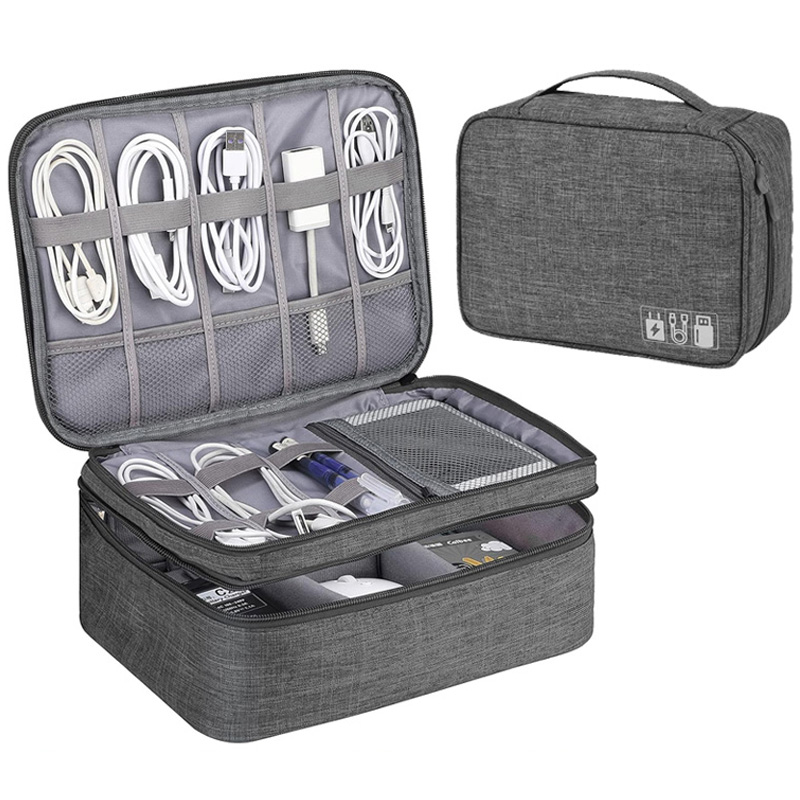Electronics Gadgets Bag - Portable Digital Storage Bag USB Gadget