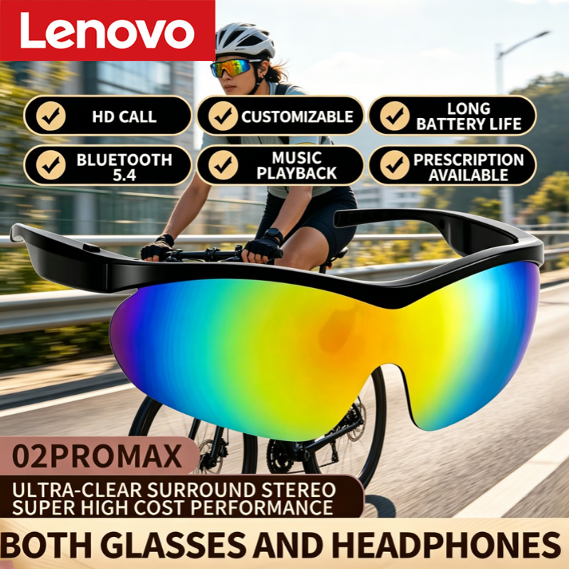 Smart Glasses Ar - Lenovo Smart Bluetooth Glasses 02pro Max