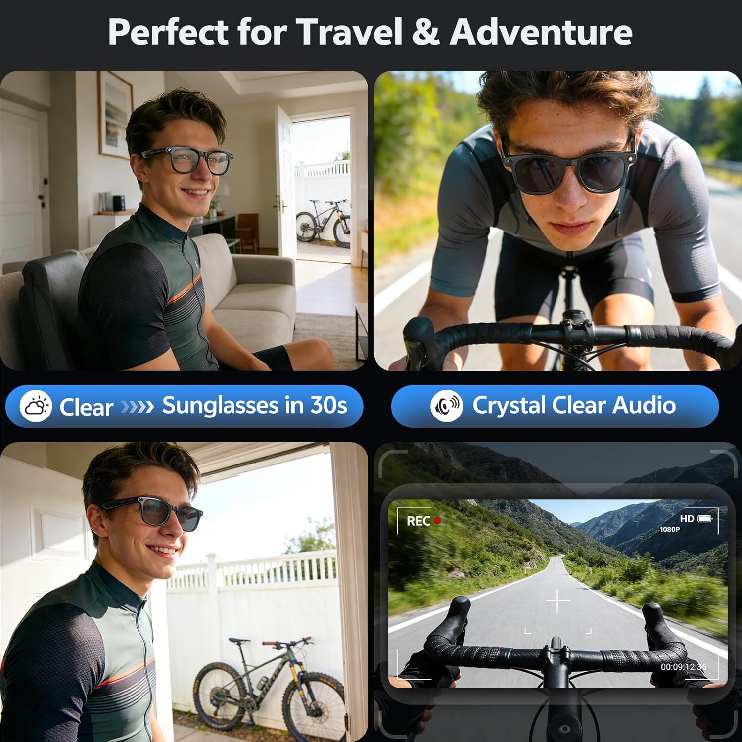 2026 4K 8MP Smart Glasses Men  - Smart Glasses Ar recension och pris