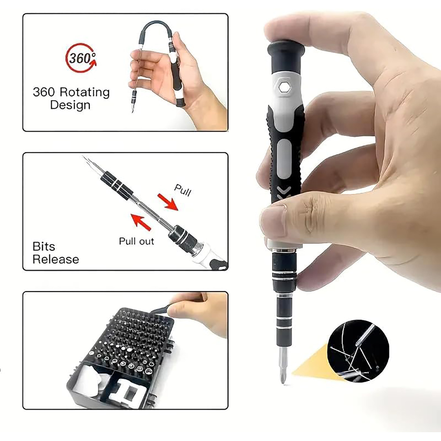 115-in-1 Precision Screwdriver - Electronics Repair Gadgets recension och pris
