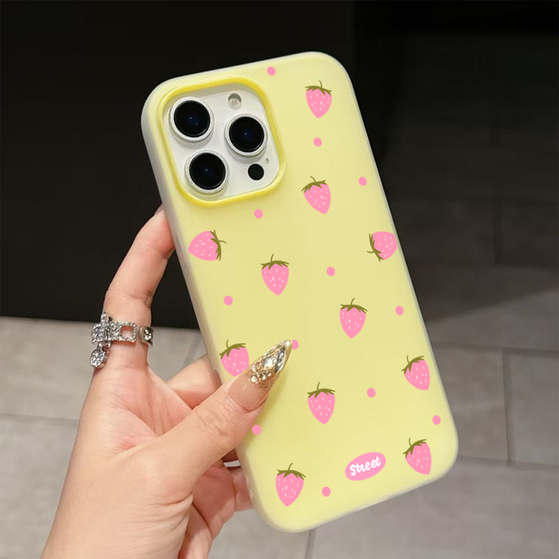 Sweet Pink Strawberry Pattern  - Samsung Galaxy A55 recension och pris