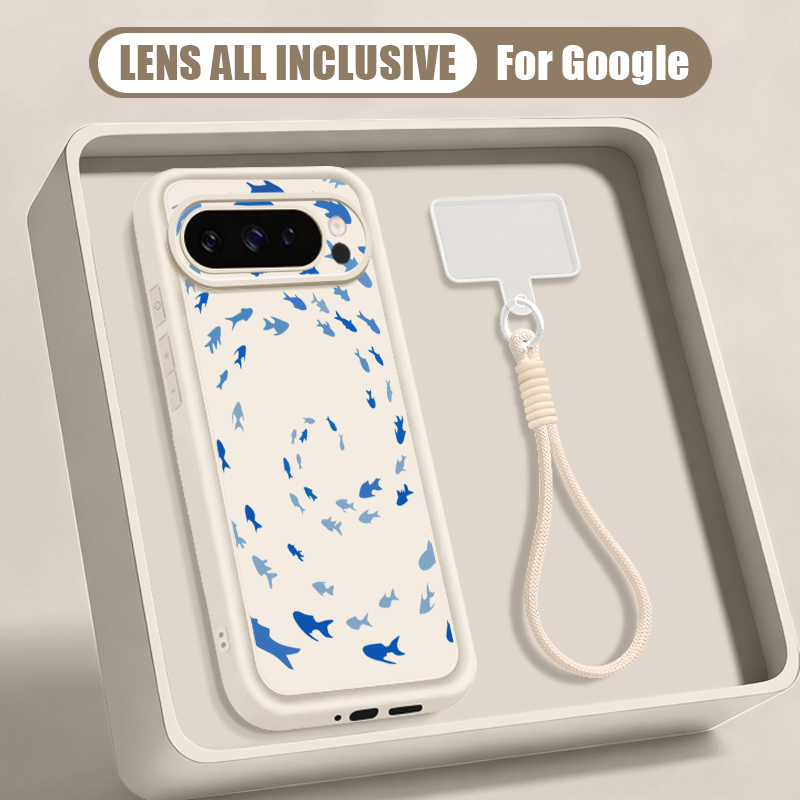 Humpback Whale Print Wrist Str - Google Pixel 9 recension och pris