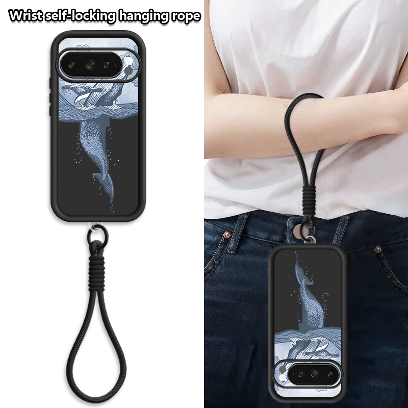 Humpback Whale Print Wrist Str - Google Pixel 9 recension och pris
