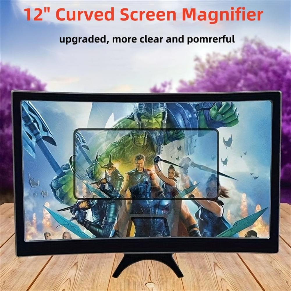 12 Inch Large Curved Screen 3D - Digital Magnifier Reading recension och pris