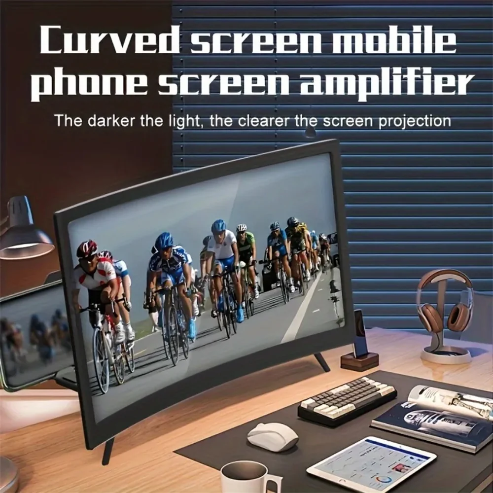 12 Inch Large Curved Screen 3D - Digital Magnifier Reading recension och pris
