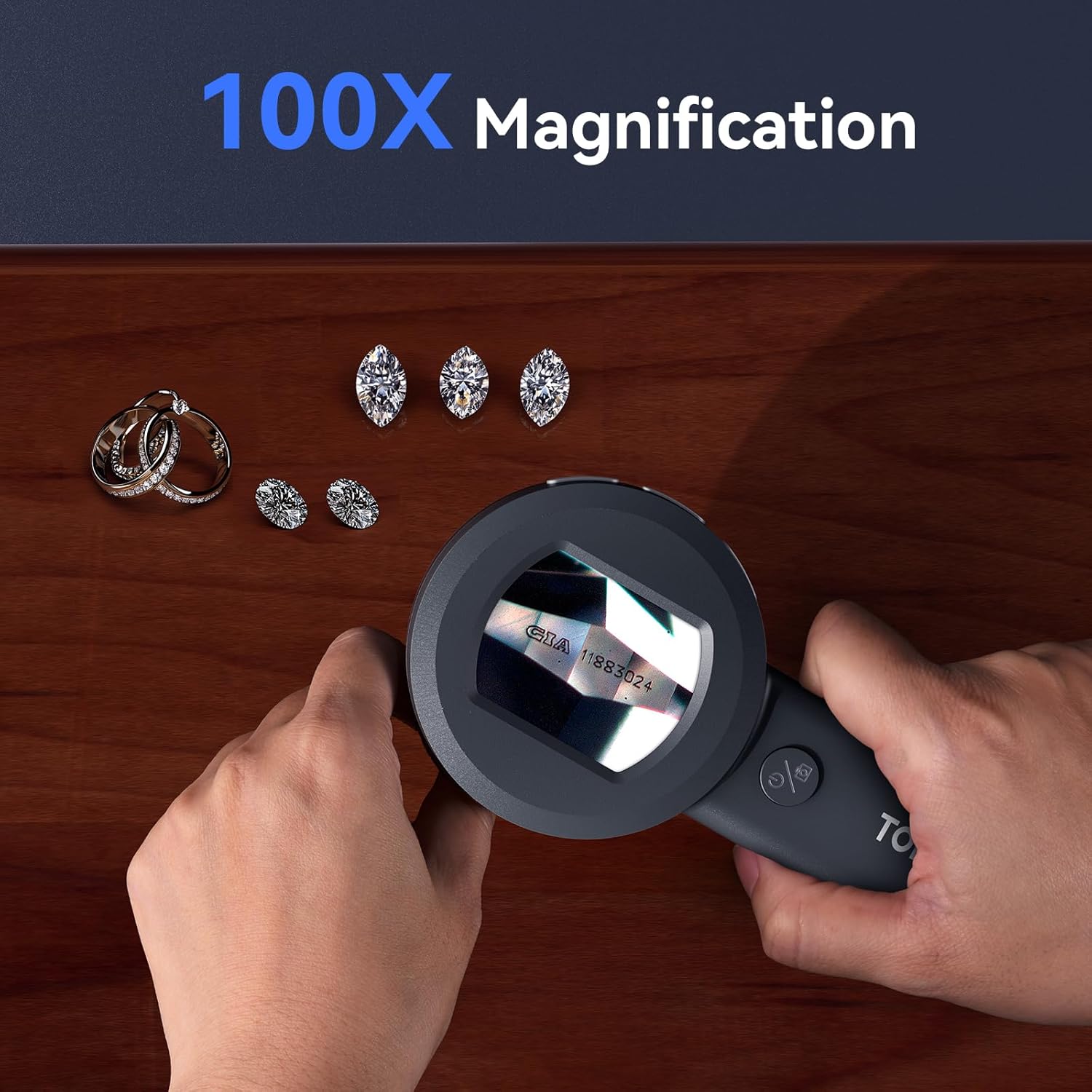 TOMLOV P10 Kids Microscope Dig - Digital Magnifier Reading recension och pris