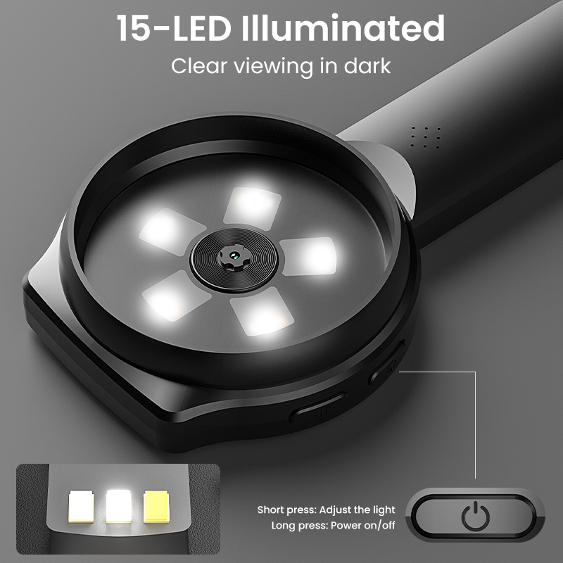 2.8IN Screen HD Digital Micros - Digital Magnifier Reading recension och pris