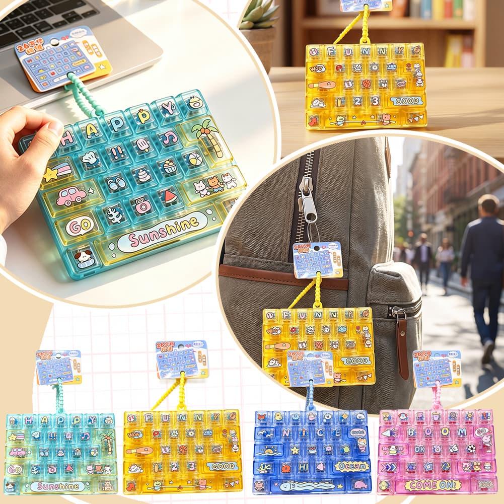 26 Key Fidget Button Keychain  - Electronics Gadgets Bag recension och pris