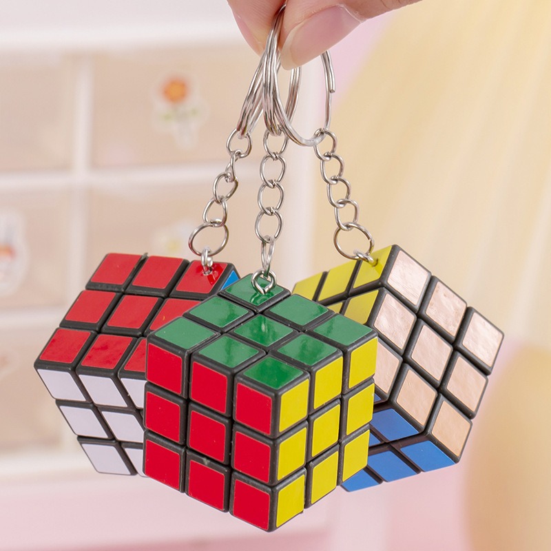 Mini 3x3 Magic Cube Keychain P - Electronics Gadgets Bag recension och pris