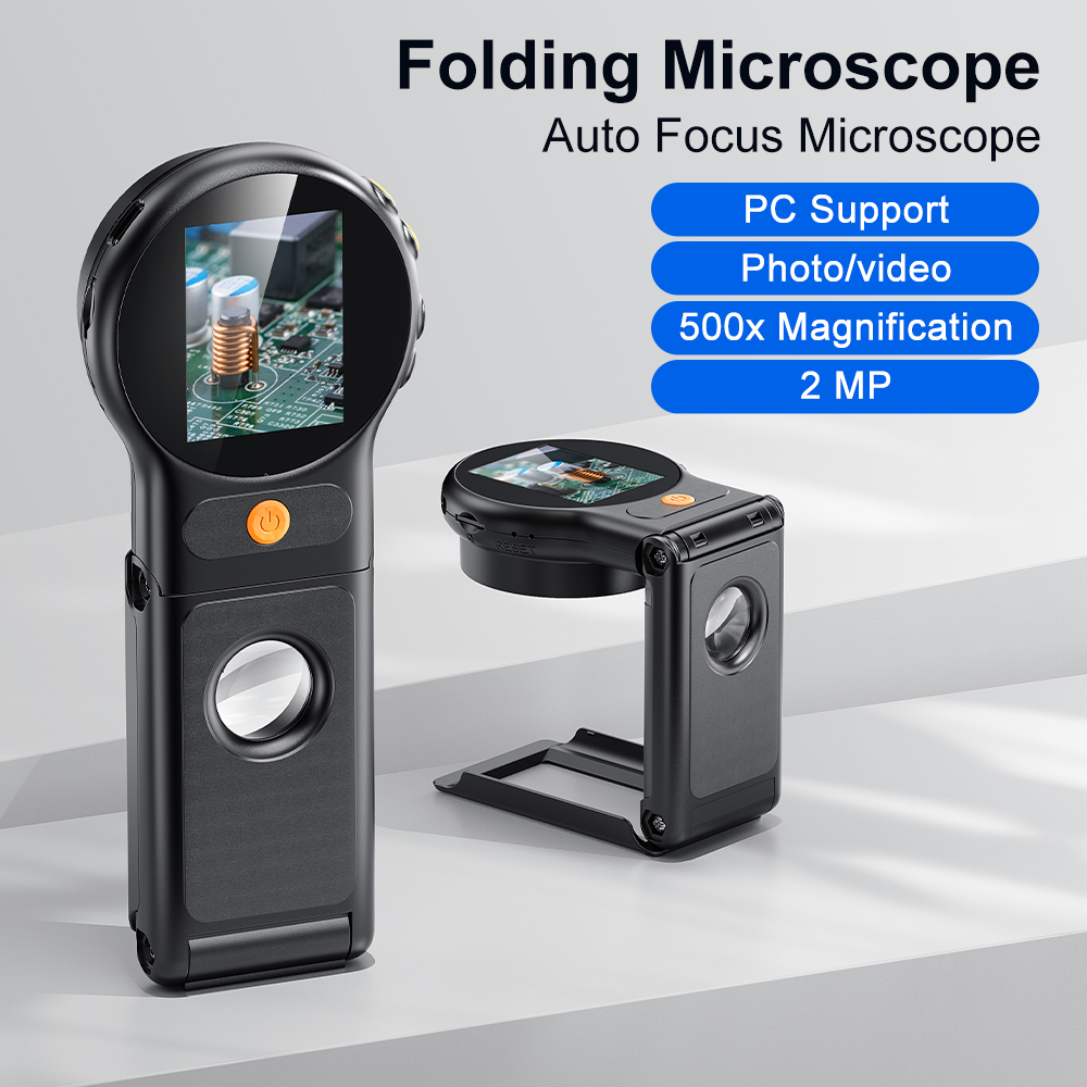 Autofocus 500X Digital Microsc - Digital Magnifier Reading recension och pris