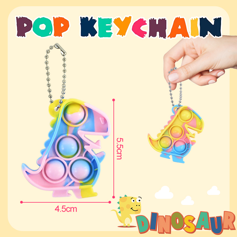 10/20pcs Mini Dinosaur Pop Key - Electronics Gadgets Bag recension och pris